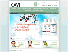 Tablet Screenshot of kaviskin.com